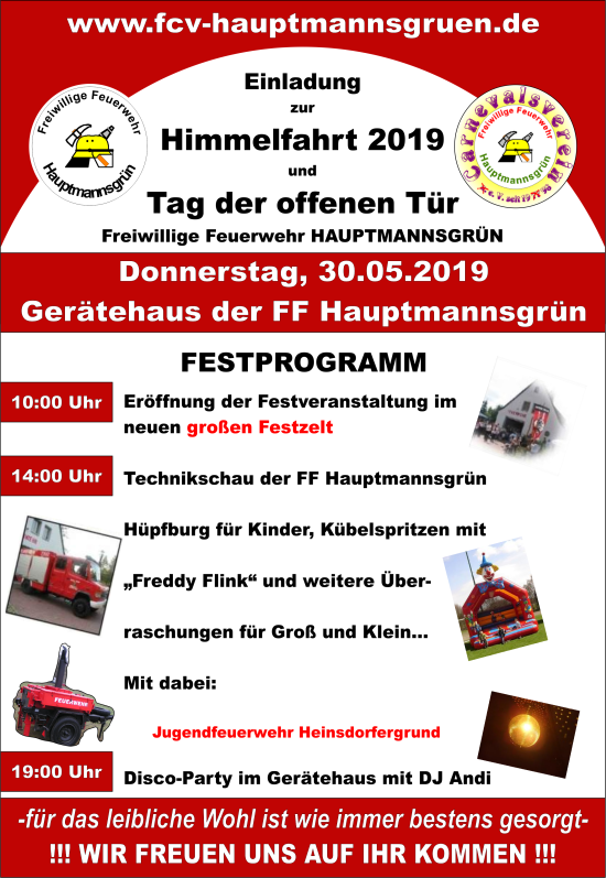 Plakat Himmelfahrt 2019